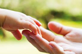baby & adult hand